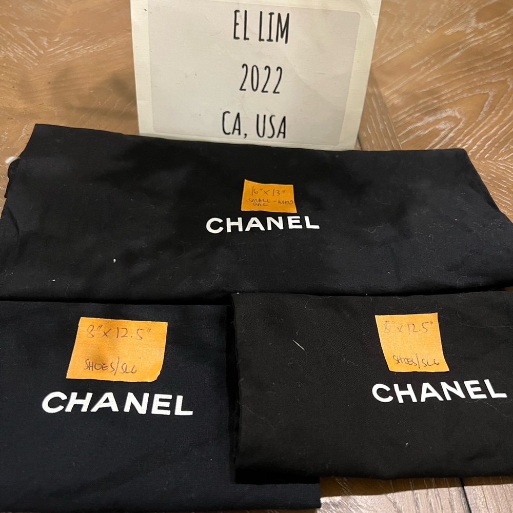 CHANEL DUST BAGS LOT OF 3